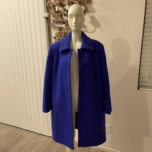 Beautiful blueBeautiful royal blue Wool coat